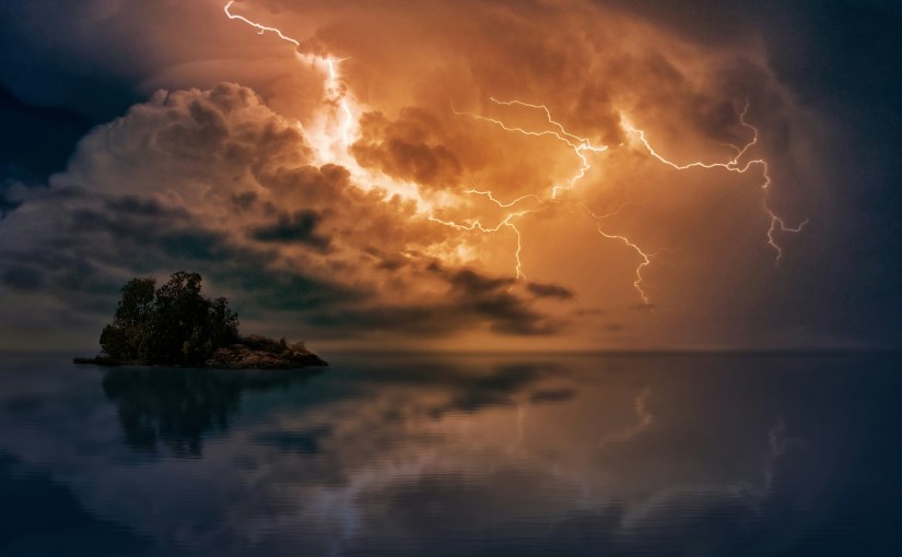 PLANE VERSUS LIGHTNING